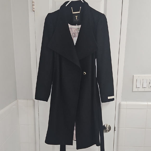Ted Baker Sandra Long Wool Wrap Coat